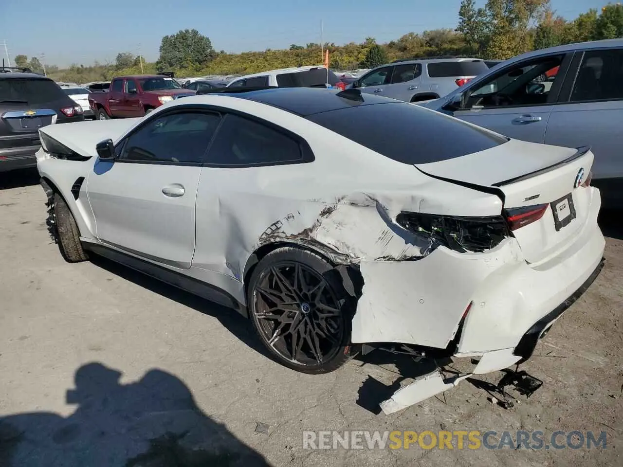 2 Photograph of a damaged car WBS43AZ07PCM54670 BMW M4 2023
