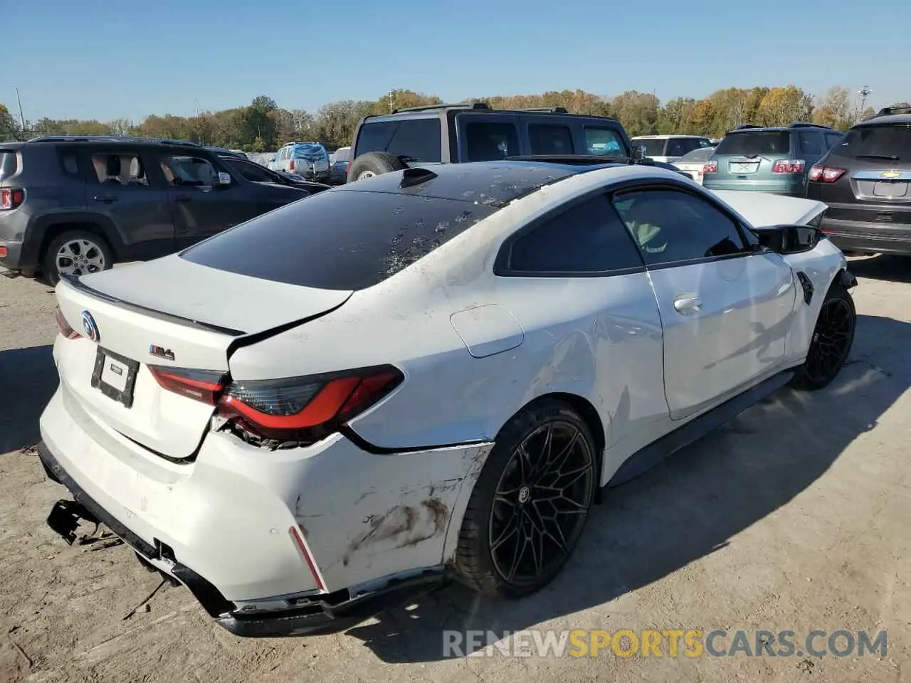 3 Photograph of a damaged car WBS43AZ07PCM54670 BMW M4 2023