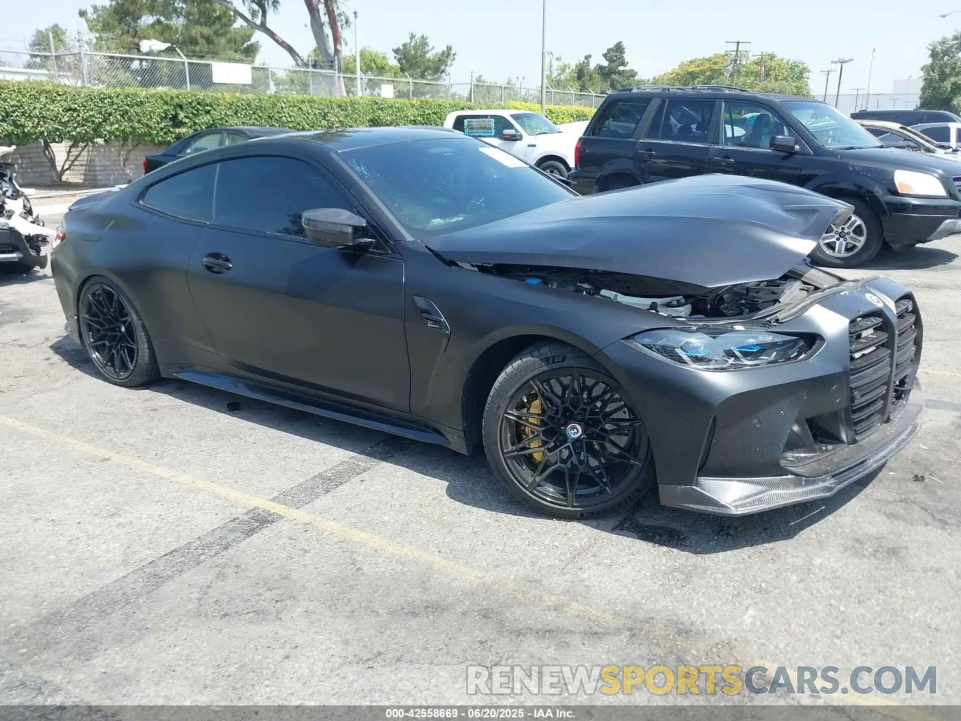 1 Photograph of a damaged car WBS43AZ08PCL39303 BMW M4 2023