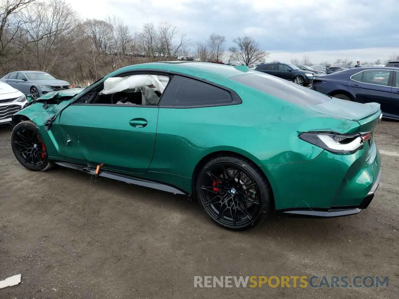 2 Photograph of a damaged car WBS33AZ08RCR36014 BMW M4 2024