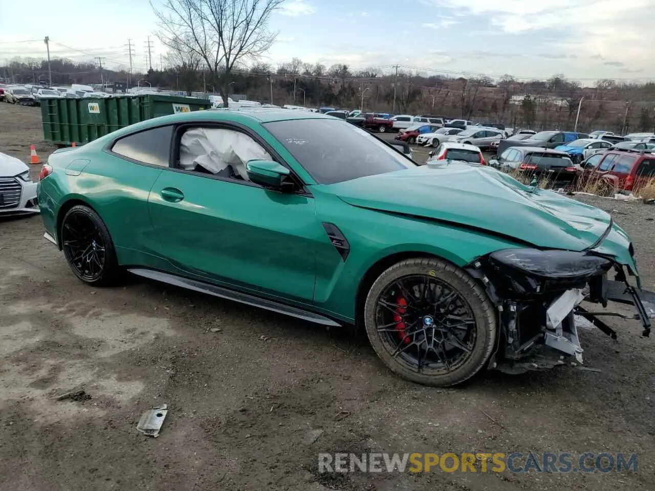 4 Photograph of a damaged car WBS33AZ08RCR36014 BMW M4 2024