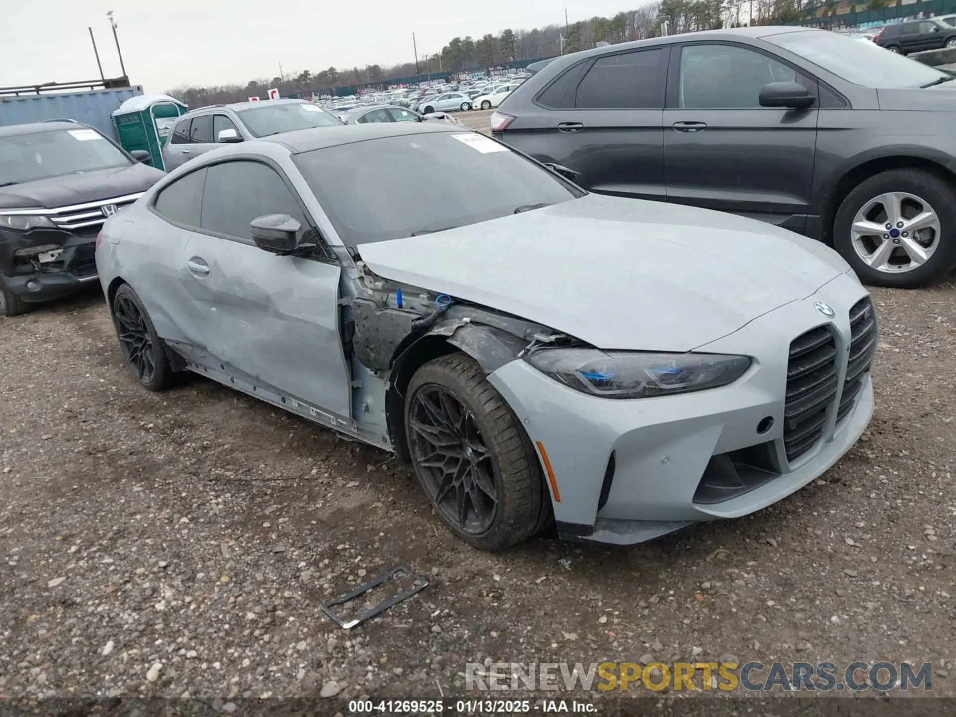 1 Photograph of a damaged car WBS33AZ0XRCN40456 BMW M4 2024