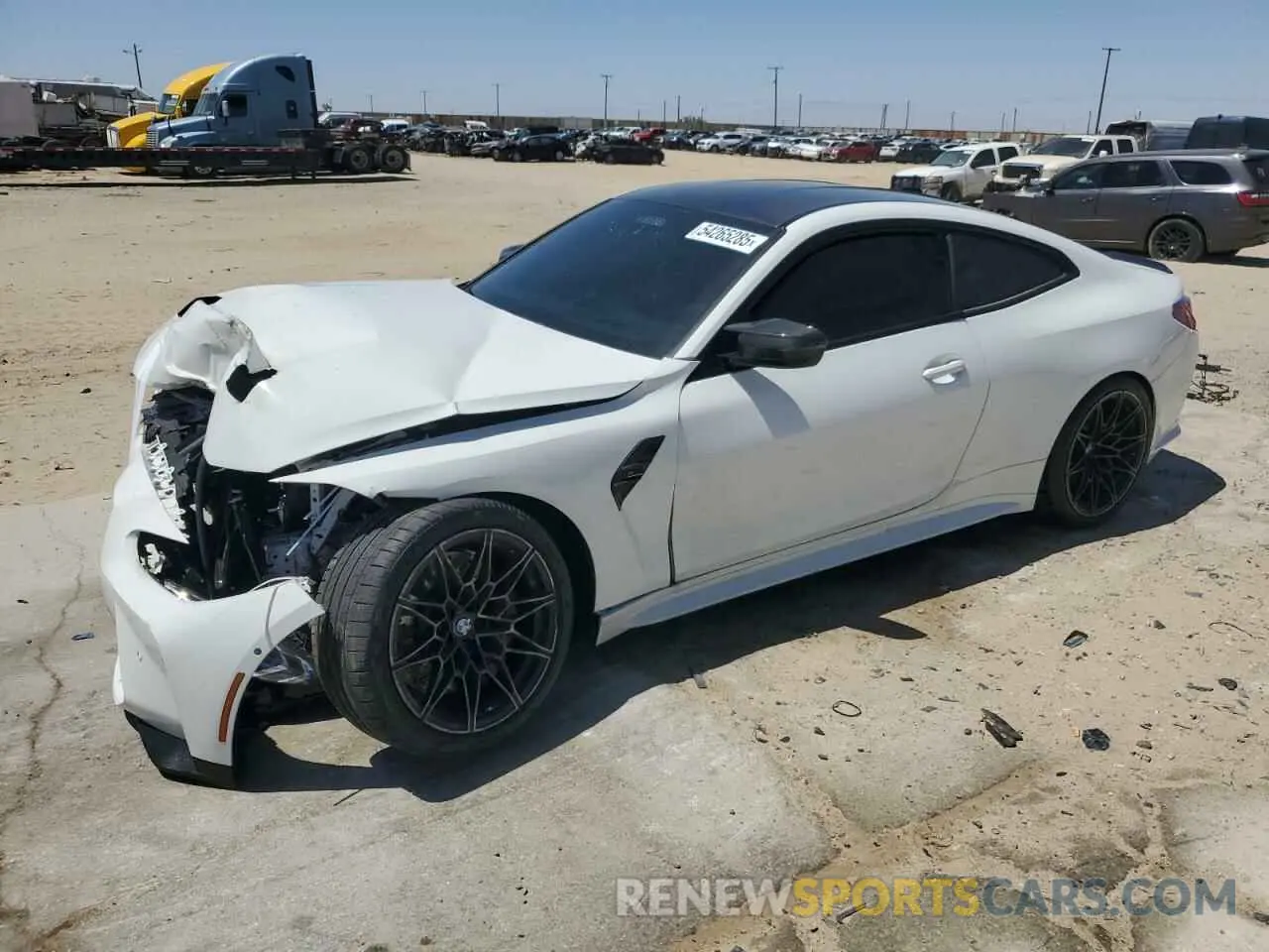 1 Photograph of a damaged car WBS43AZ01RCN75973 BMW M4 2024