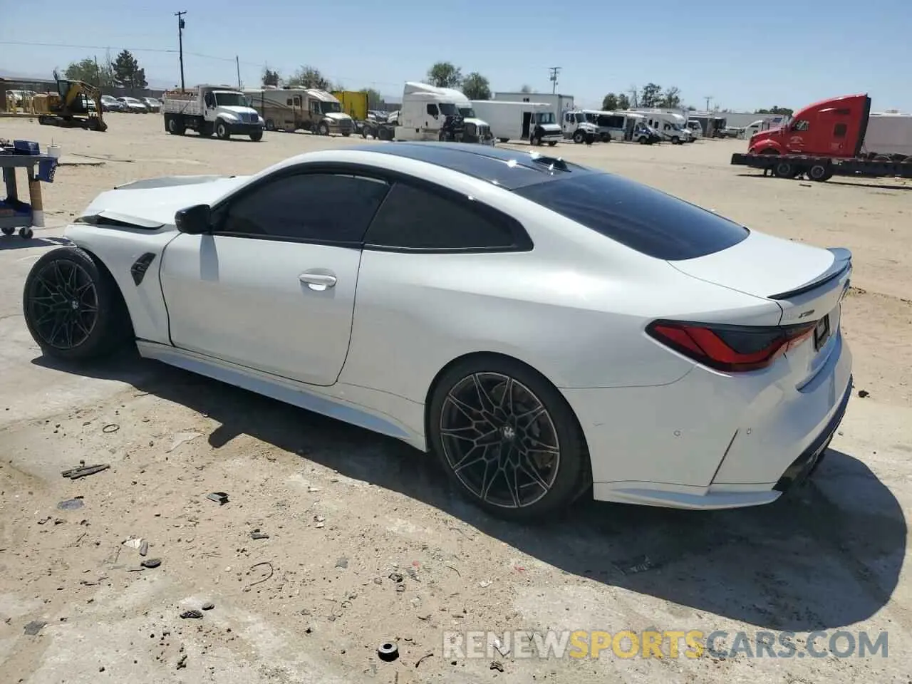 2 Photograph of a damaged car WBS43AZ01RCN75973 BMW M4 2024