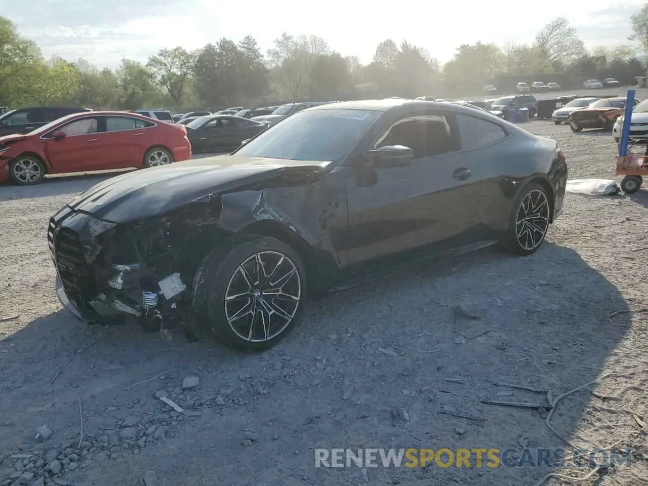 1 Photograph of a damaged car WBS43AZ02RCP91170 BMW M4 2024