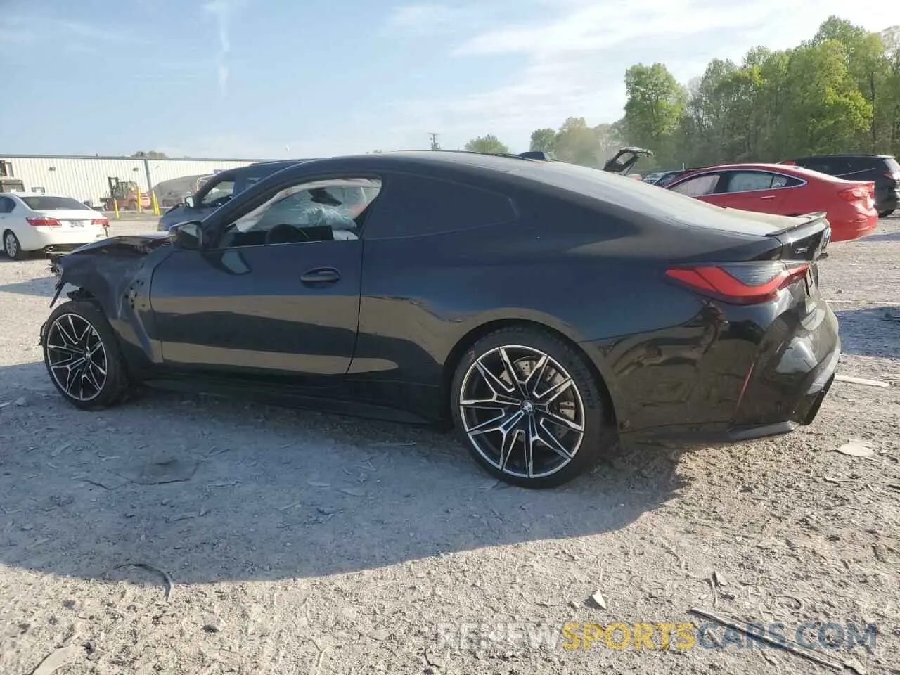 2 Photograph of a damaged car WBS43AZ02RCP91170 BMW M4 2024