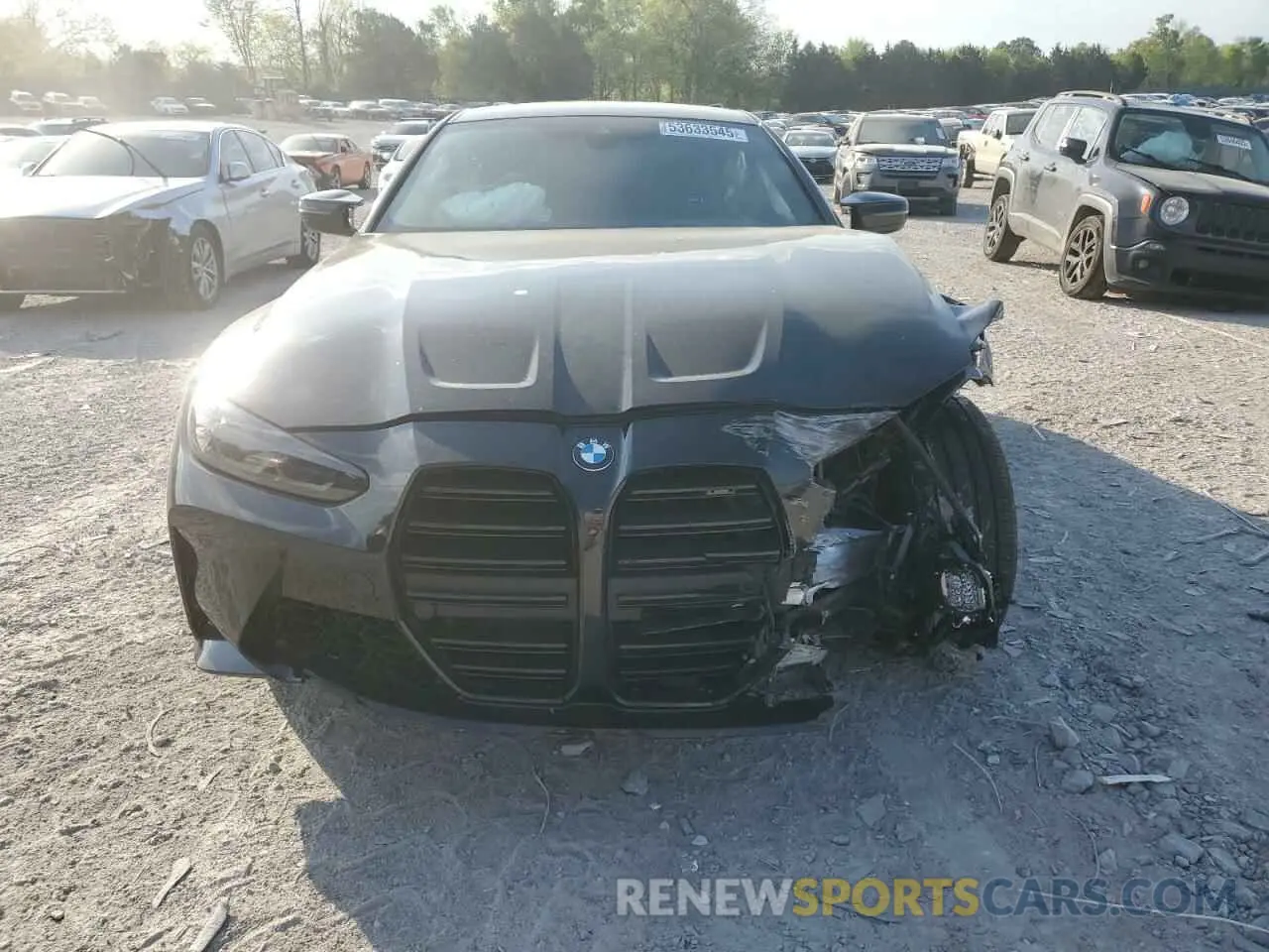 5 Photograph of a damaged car WBS43AZ02RCP91170 BMW M4 2024