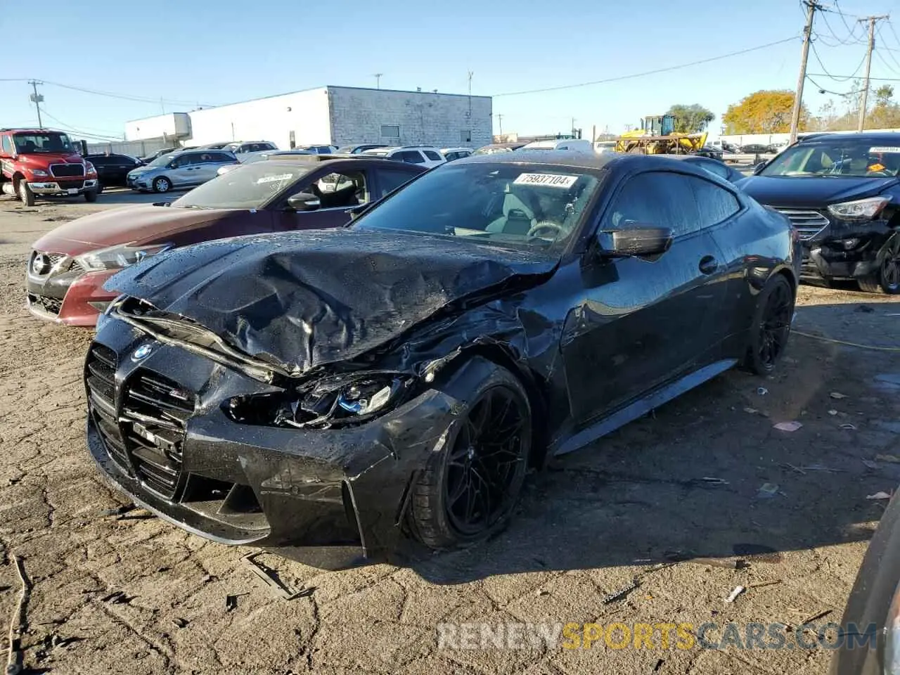 1 Photograph of a damaged car WBS43AZ03RCN56860 BMW M4 2024