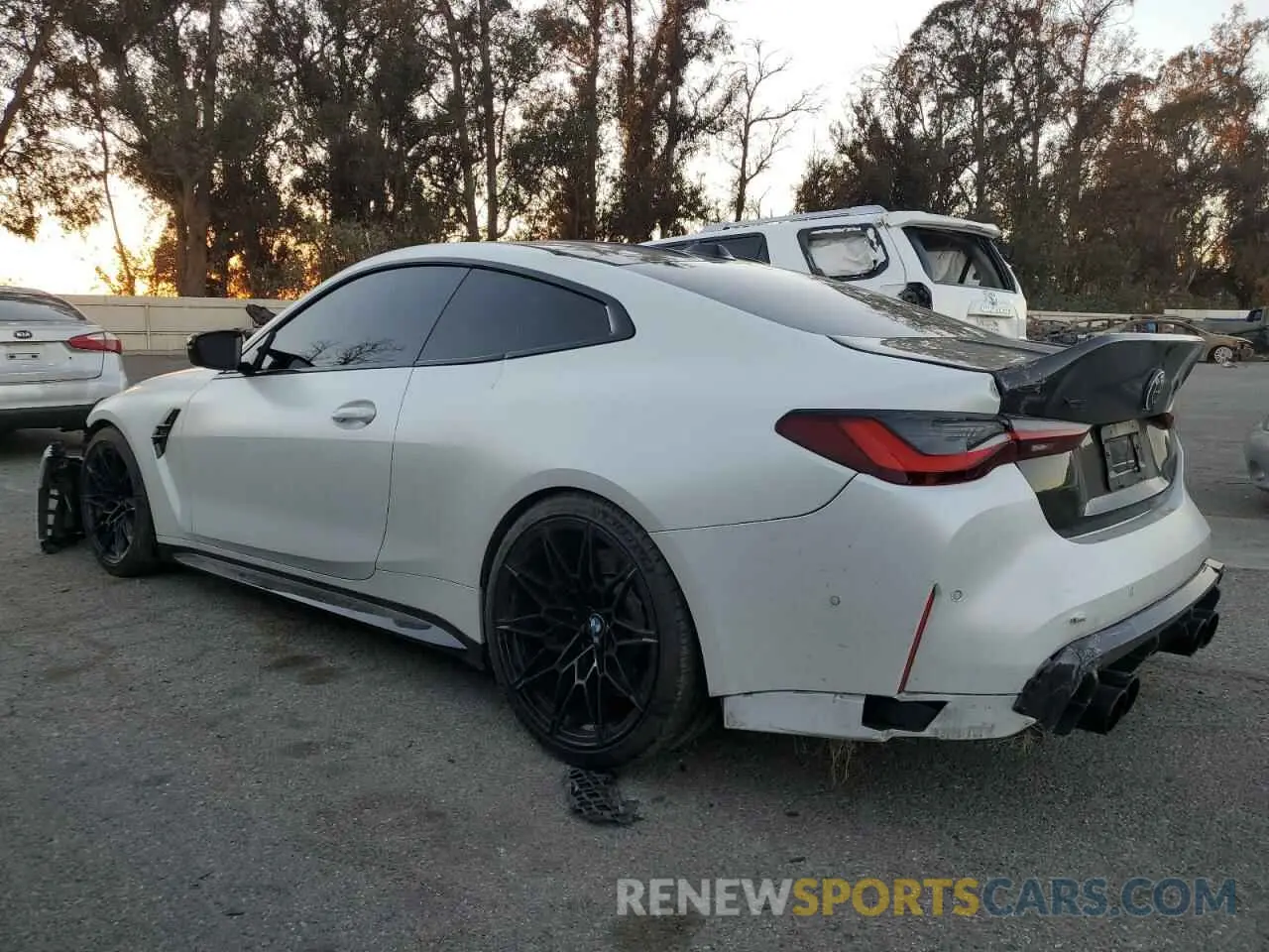 2 Photograph of a damaged car WBS43AZ06RCP25821 BMW M4 2024