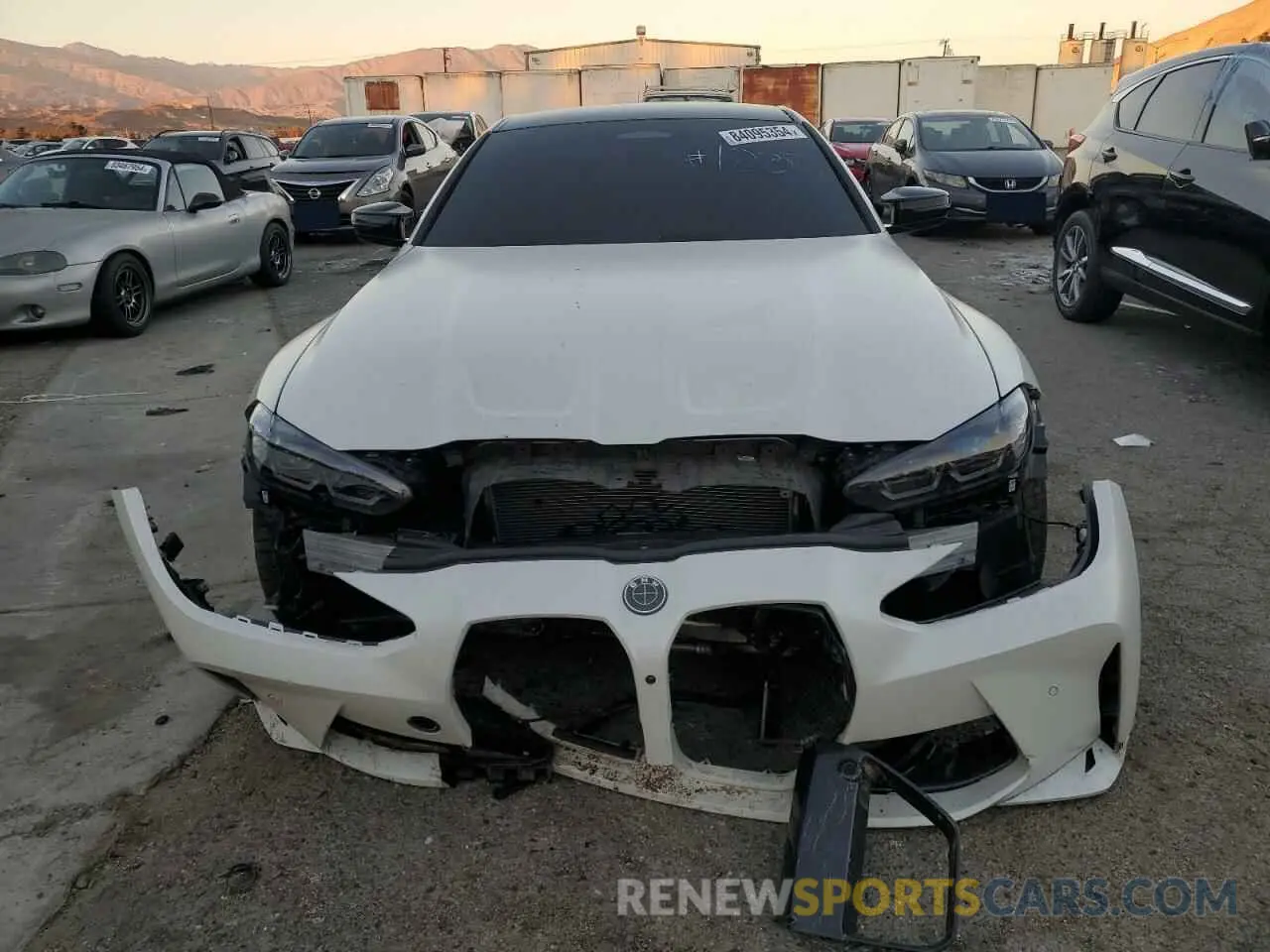 5 Photograph of a damaged car WBS43AZ06RCP25821 BMW M4 2024