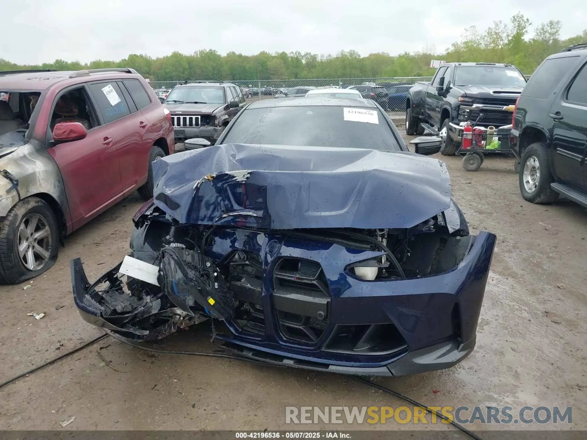 12 Photograph of a damaged car WBS43AZ07RCR10248 BMW M4 2024