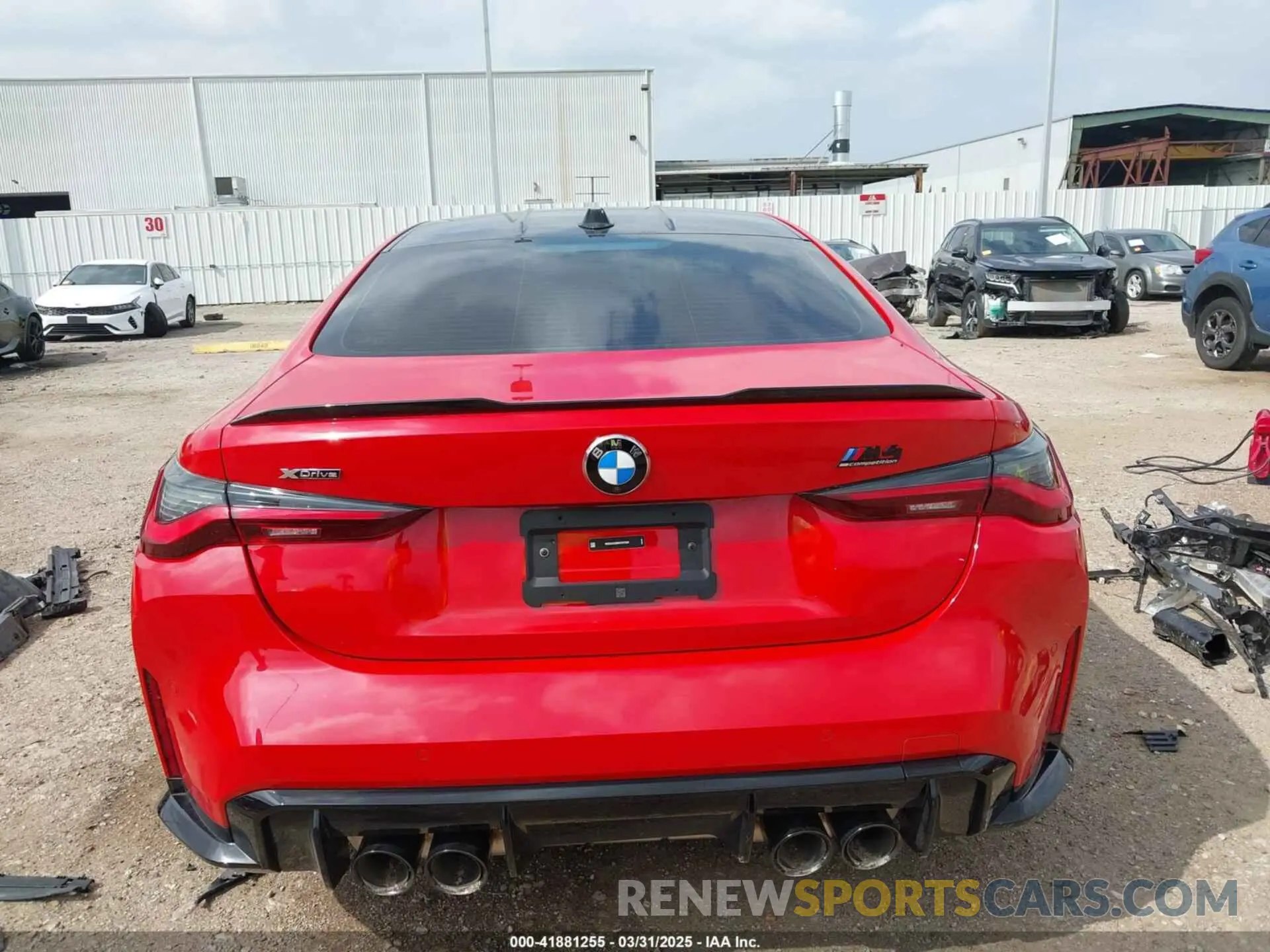 17 Photograph of a damaged car WBS43AZ08RCP07529 BMW M4 2024