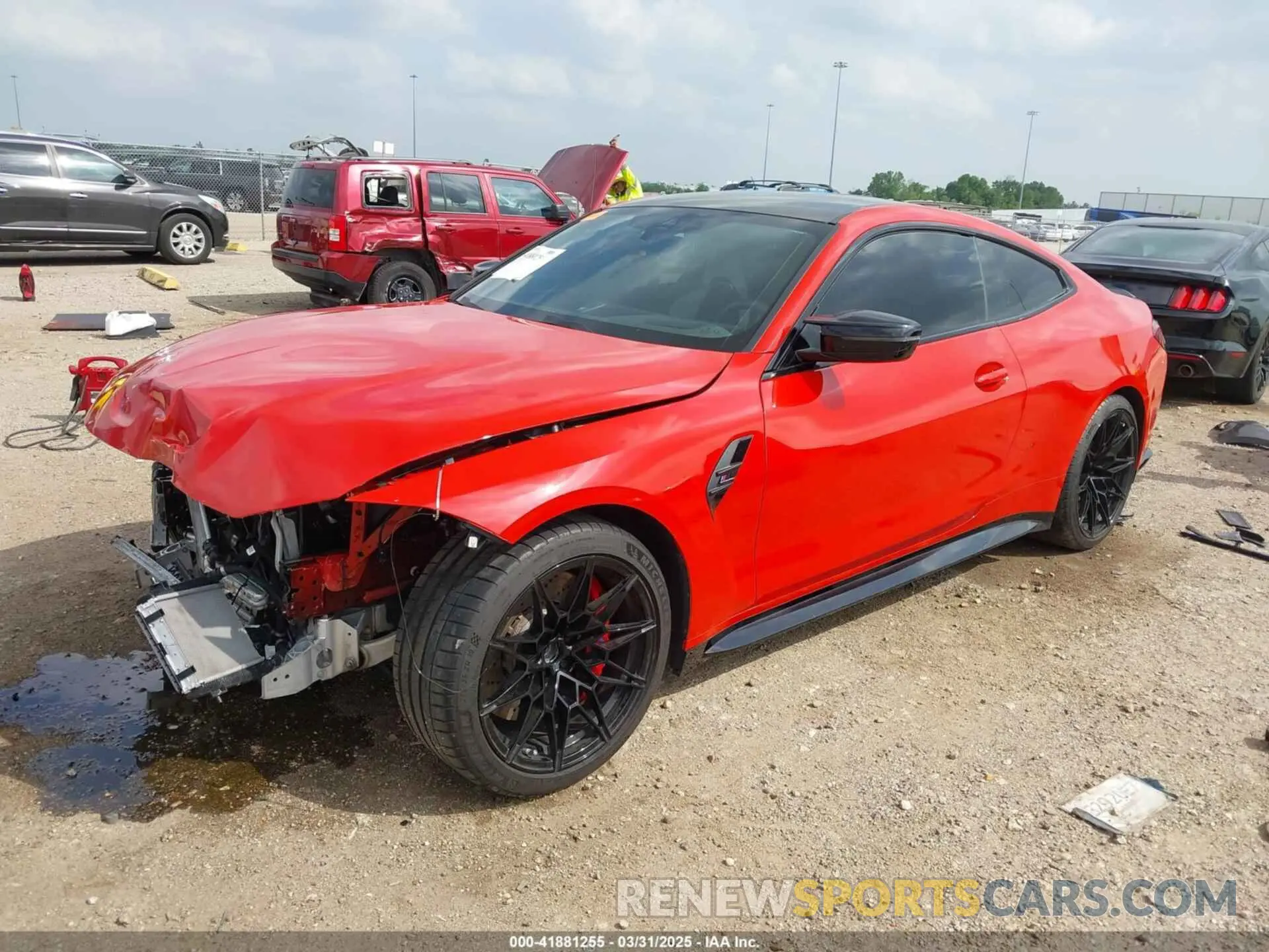 2 Photograph of a damaged car WBS43AZ08RCP07529 BMW M4 2024