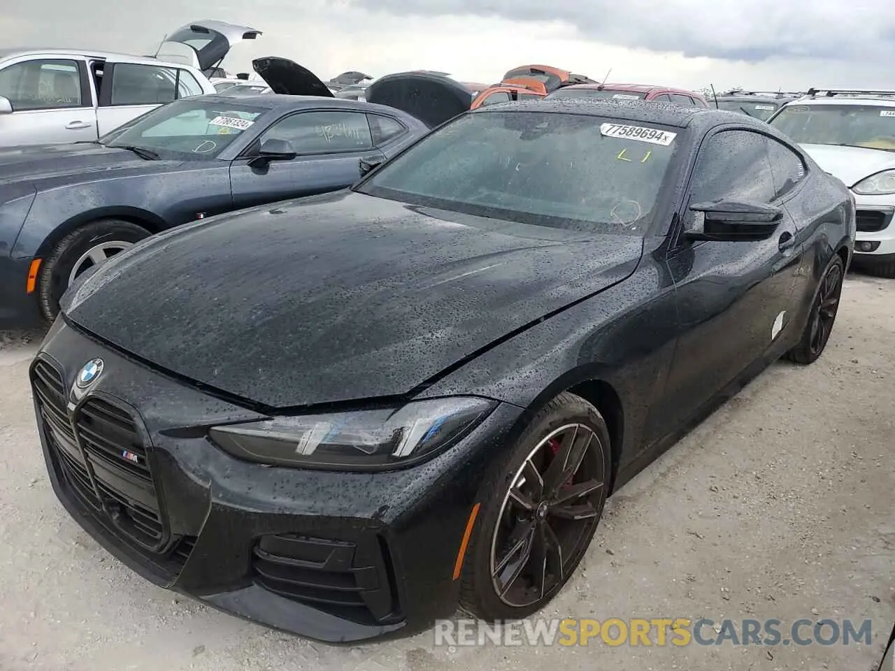 1 Photograph of a damaged car WBA83DA01SCS26725 BMW M4 2025