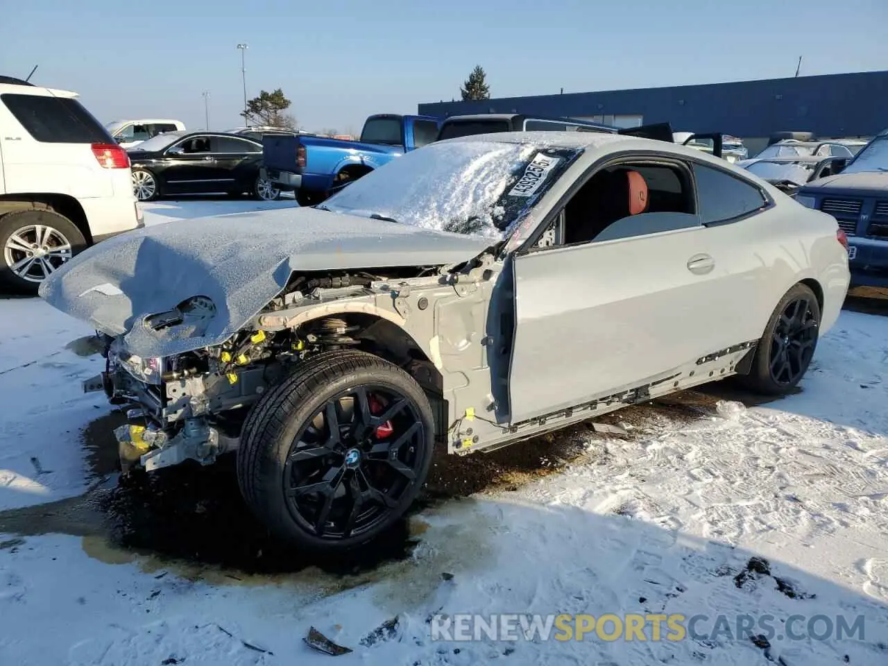 1 Photograph of a damaged car WBA83DA07SCT64818 BMW M4 2025