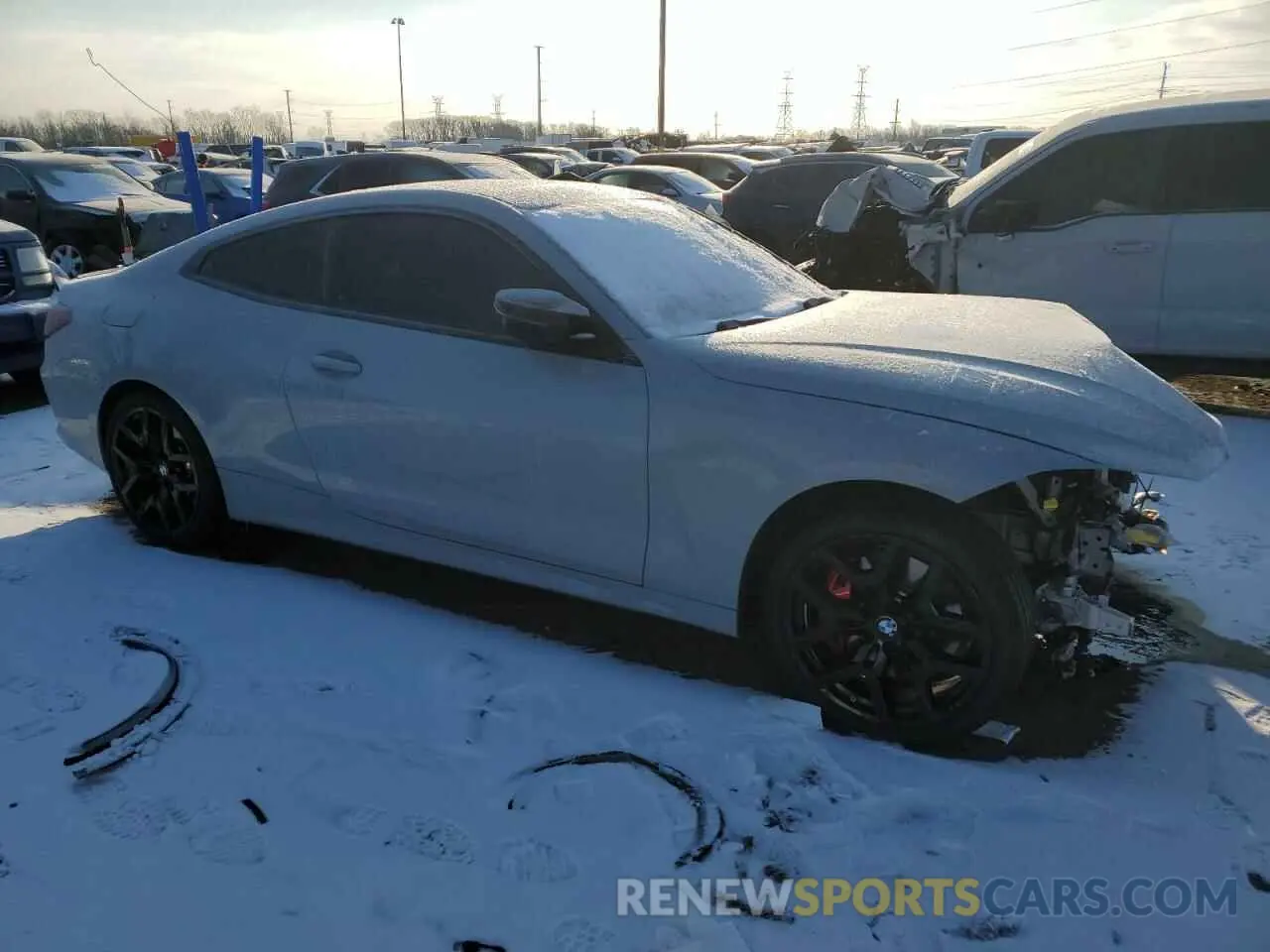 4 Photograph of a damaged car WBA83DA07SCT64818 BMW M4 2025