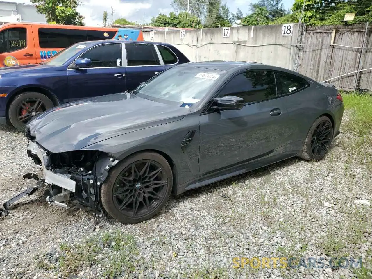 1 Photograph of a damaged car WBS23HK09SCS65814 BMW M4 2025
