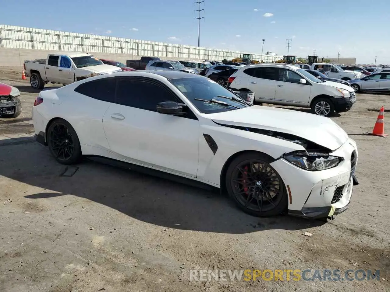 4 Photograph of a damaged car WBS33HK01SCS63267 BMW M4 2025