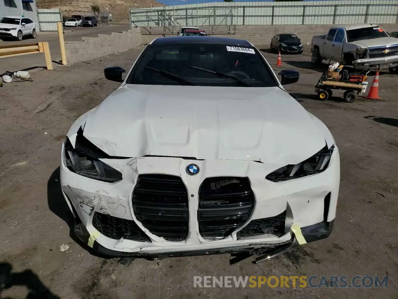 5 Photograph of a damaged car WBS33HK01SCS63267 BMW M4 2025