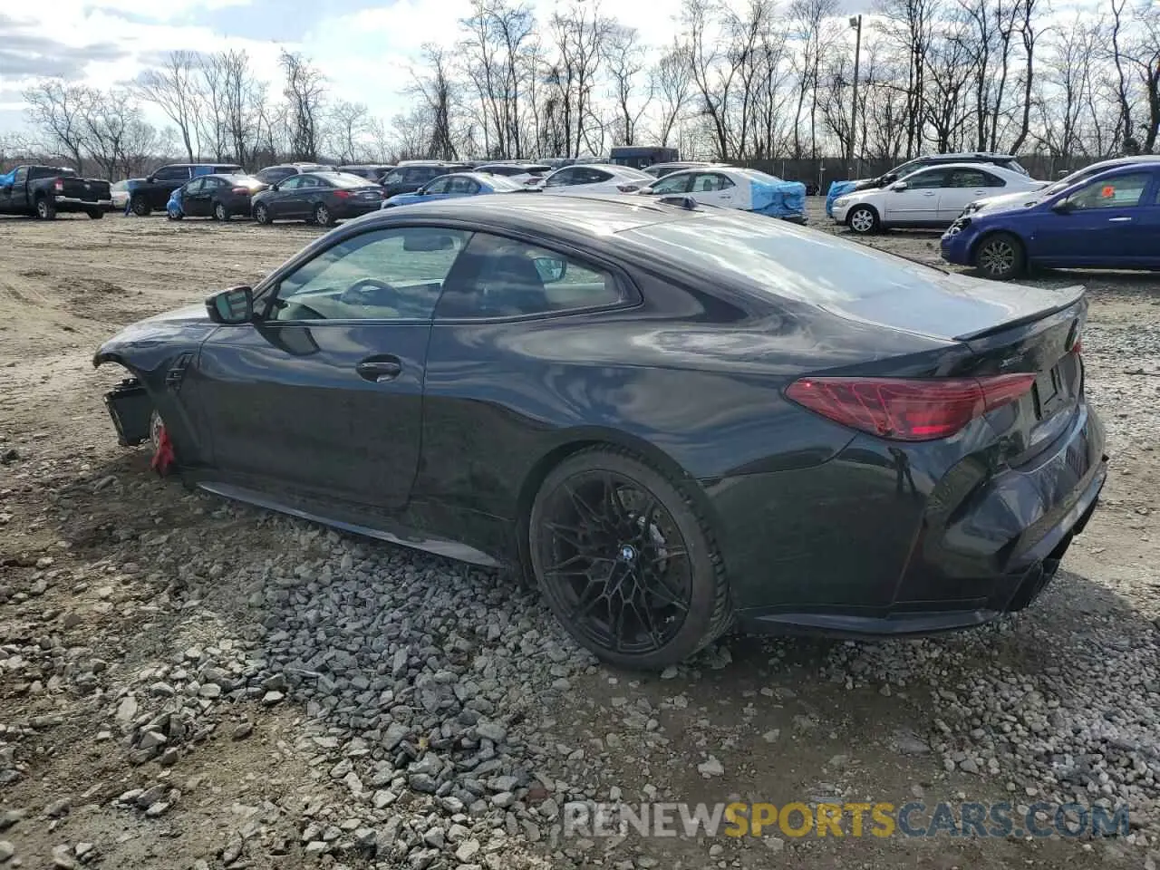 2 Photograph of a damaged car WBS33HK02SCU00054 BMW M4 2025