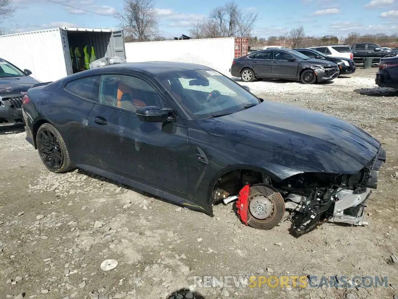 4 Photograph of a damaged car WBS33HK02SCU00054 BMW M4 2025