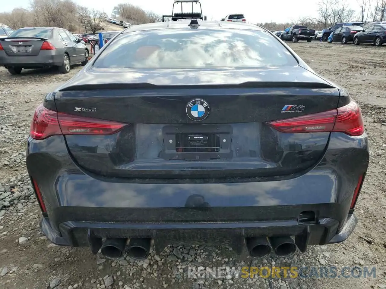 6 Photograph of a damaged car WBS33HK02SCU00054 BMW M4 2025