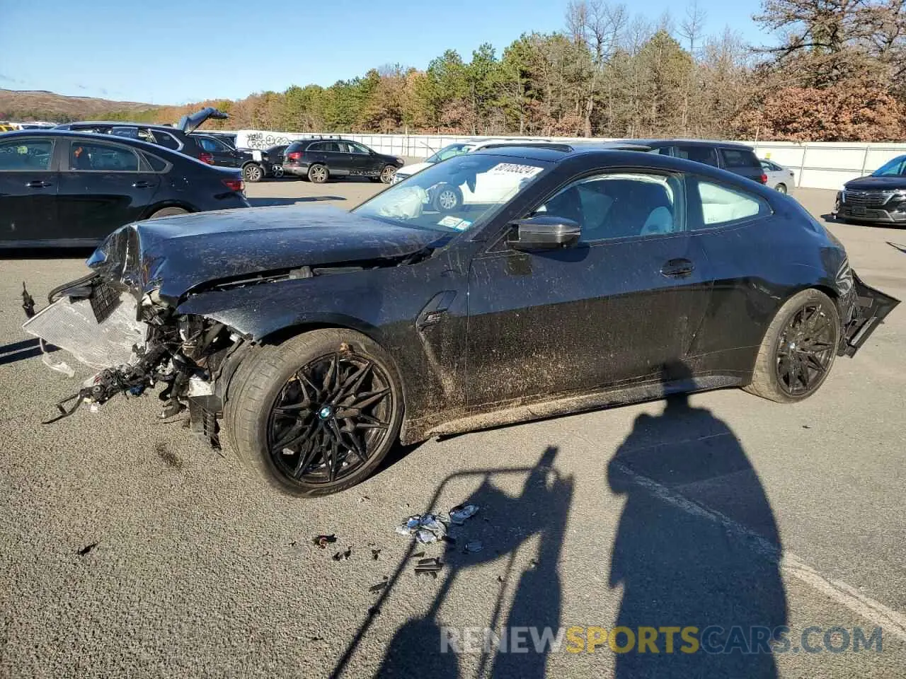1 Photograph of a damaged car WBS33HK05SCT69107 BMW M4 2025