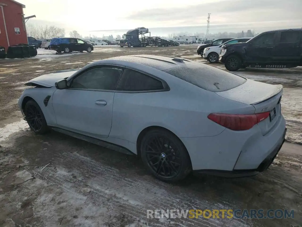 2 Photograph of a damaged car WBS33HK07SCS58994 BMW M4 2025