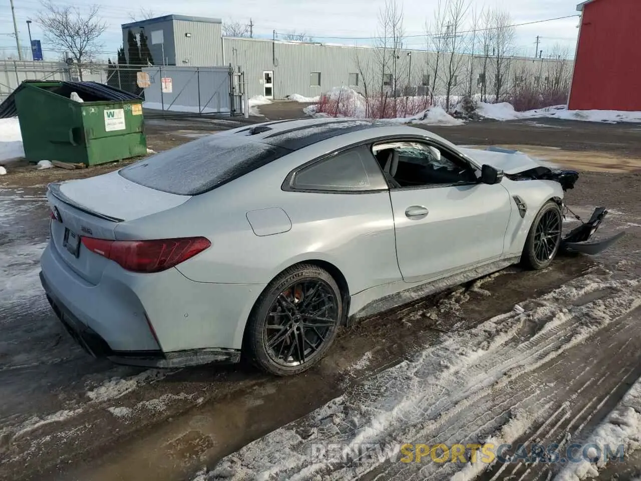 3 Photograph of a damaged car WBS33HK07SCS58994 BMW M4 2025
