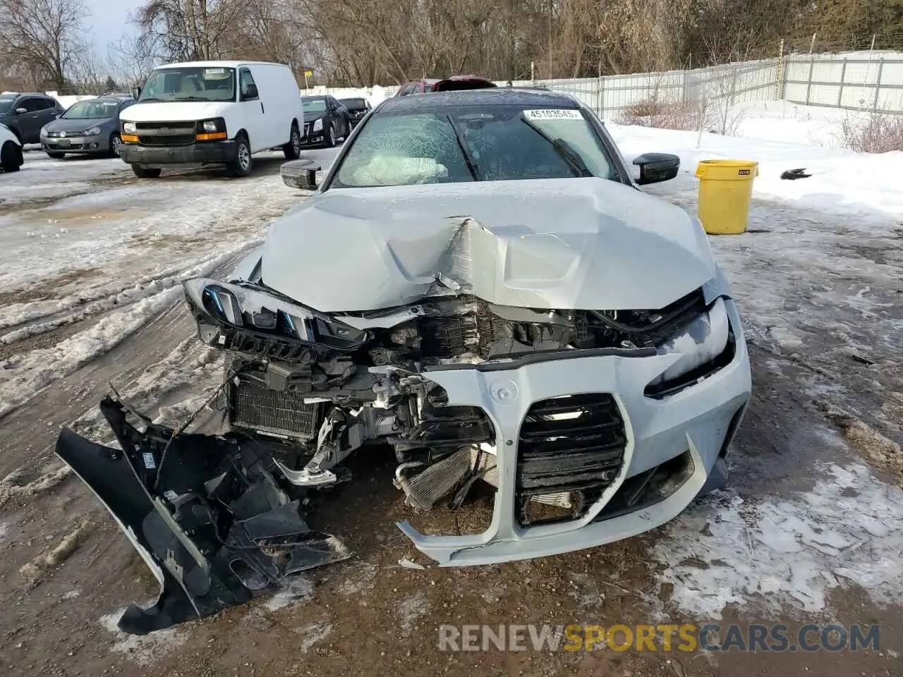 5 Photograph of a damaged car WBS33HK07SCS58994 BMW M4 2025