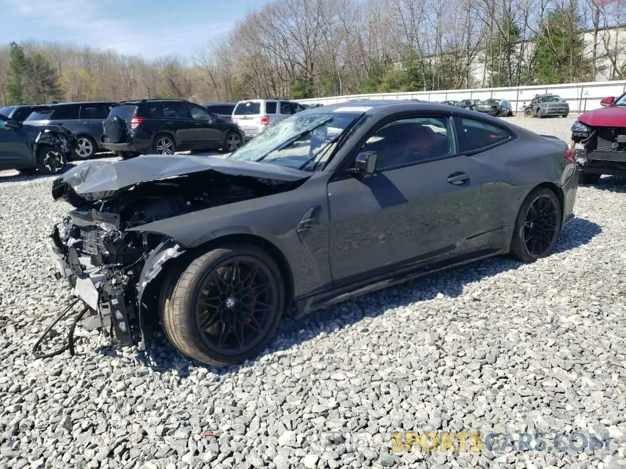 1 Photograph of a damaged car WBS33HK08SCT17681 BMW M4 2025