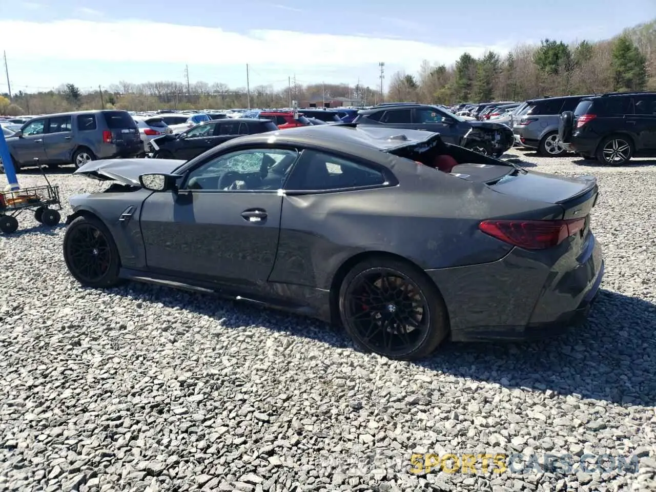 2 Photograph of a damaged car WBS33HK08SCT17681 BMW M4 2025