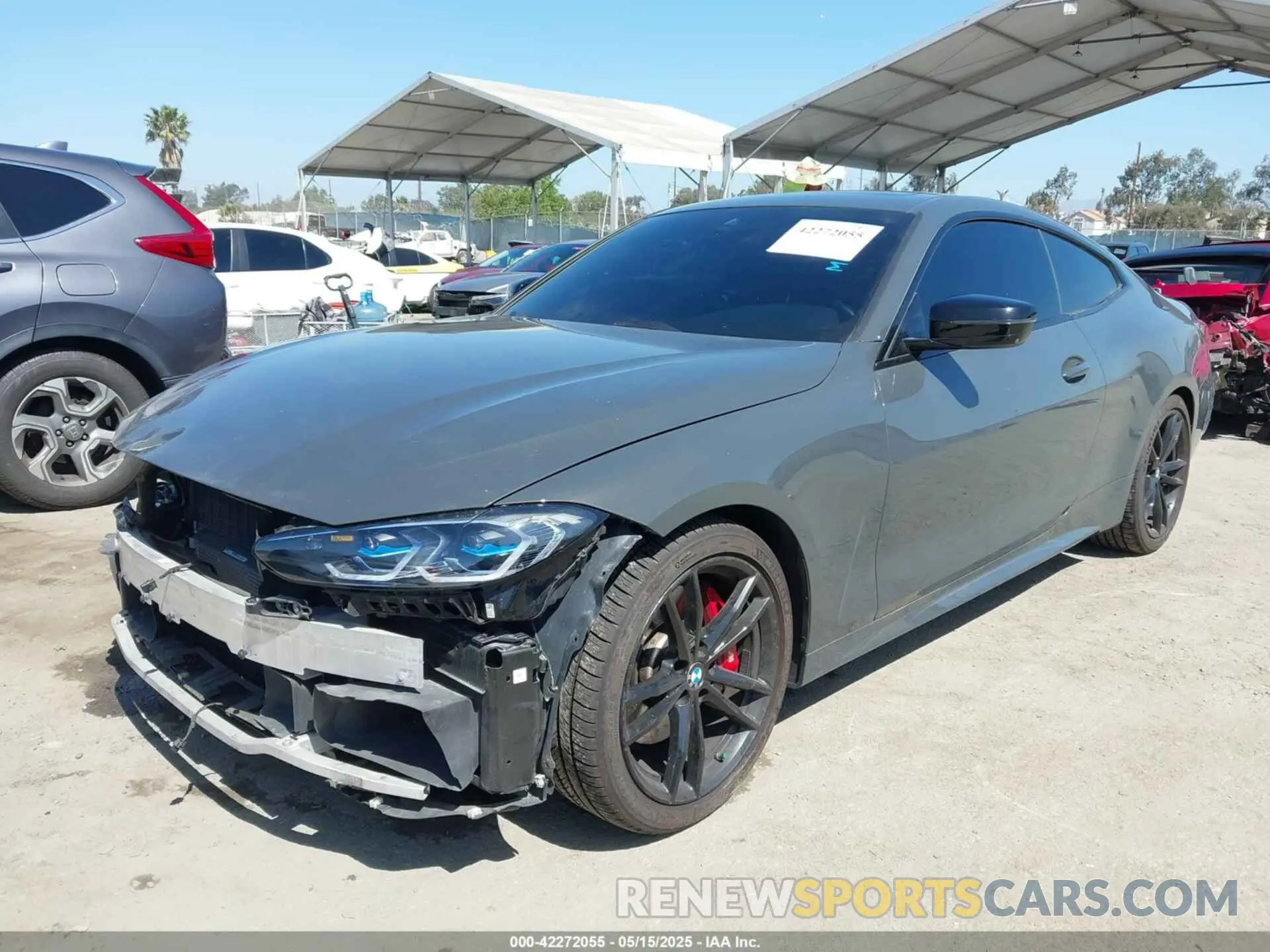 2 Photograph of a damaged car WBA13AR07MCG10695 BMW M440I 2021