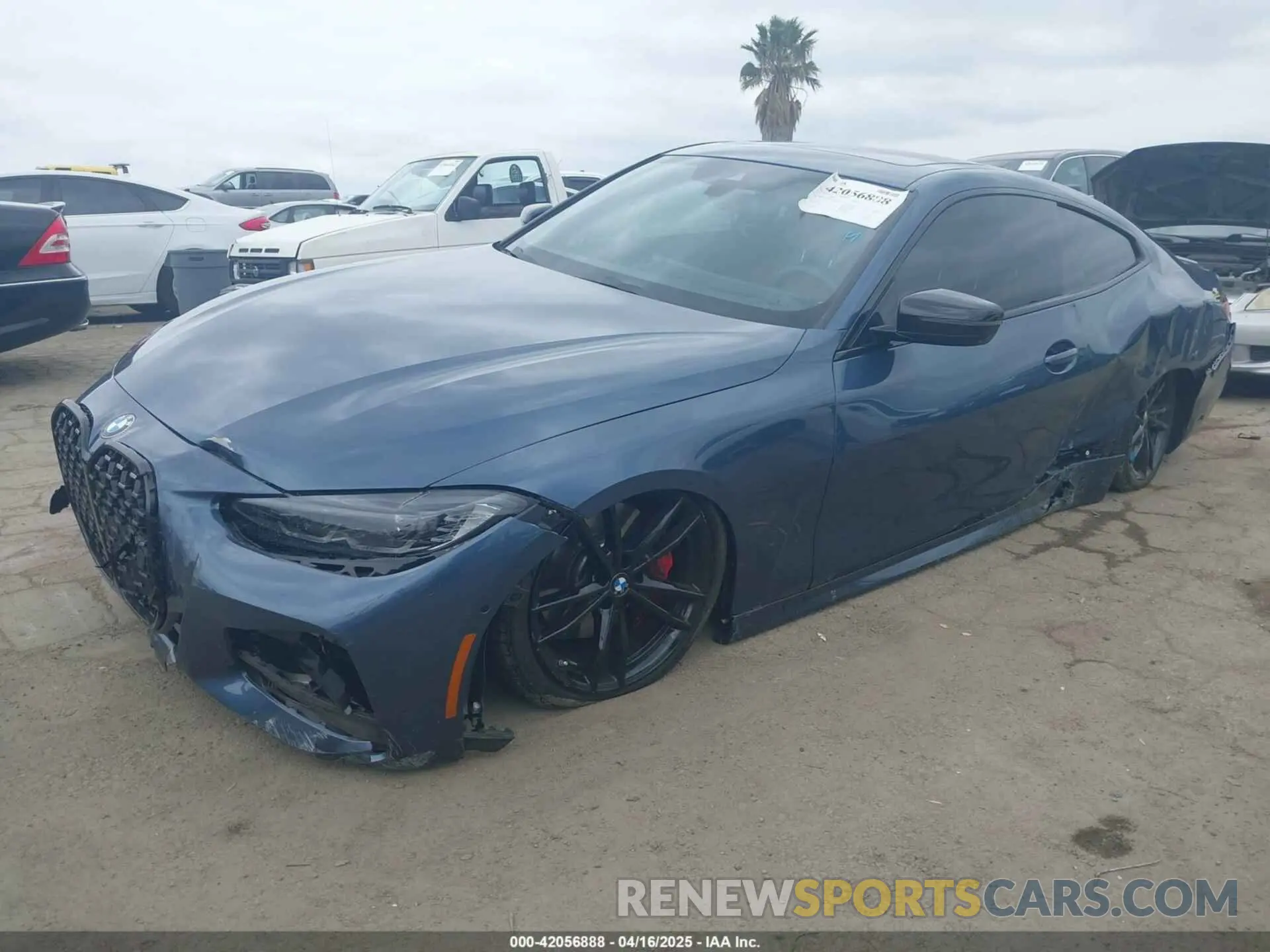 2 Photograph of a damaged car WBA83AP02RCP78122 BMW M440I 2024