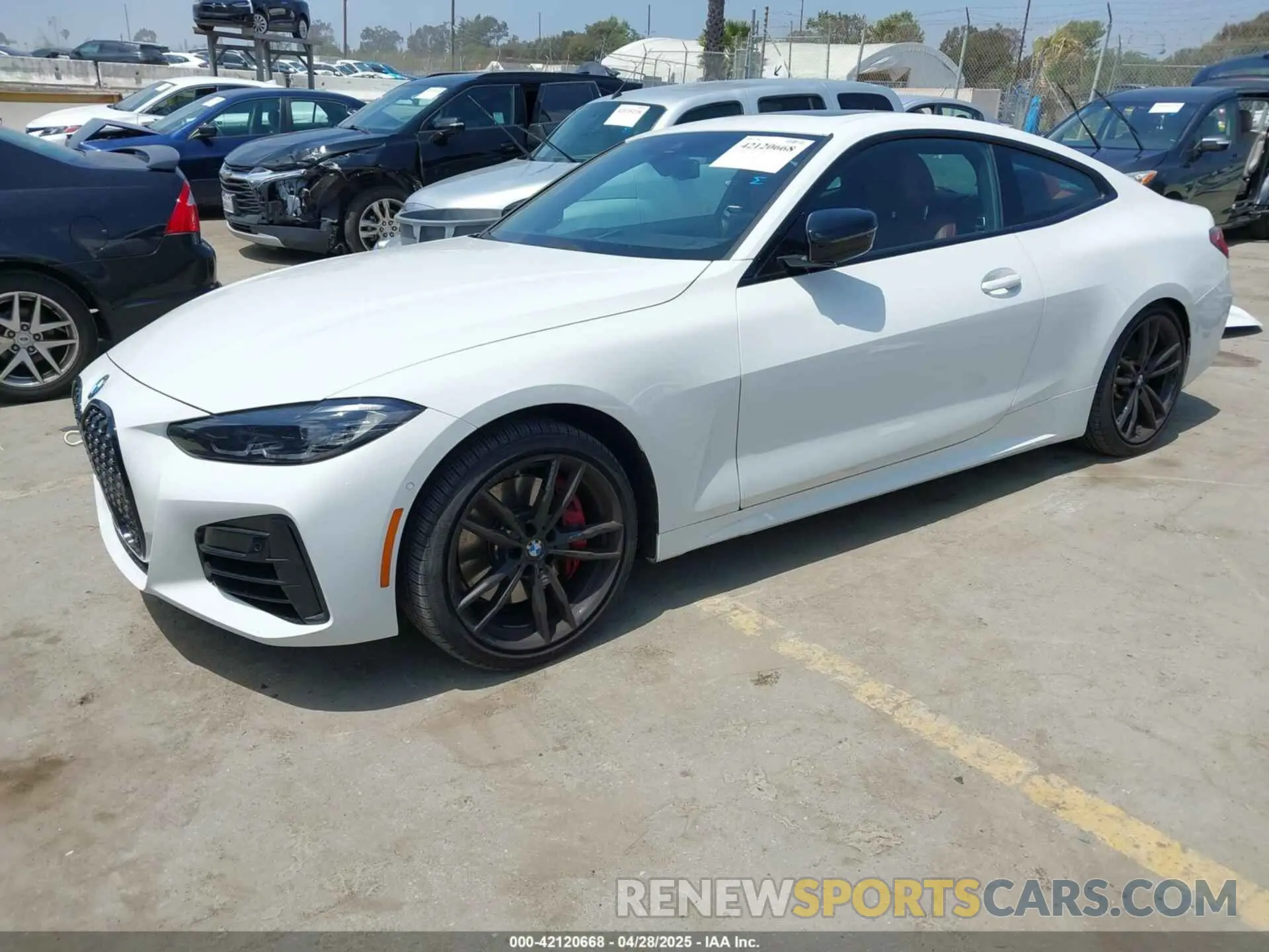 2 Photograph of a damaged car WBA83AP05RCP48631 BMW M440I 2024