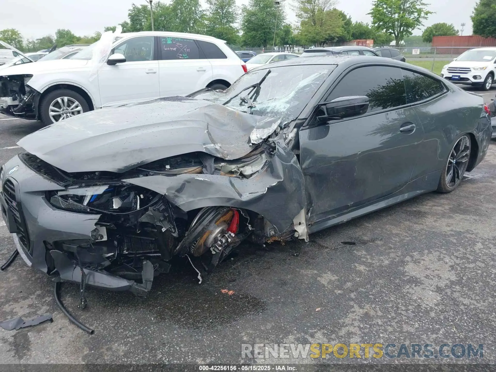 2 Photograph of a damaged car WBA83DA00SCU05211 BMW M440I 2025