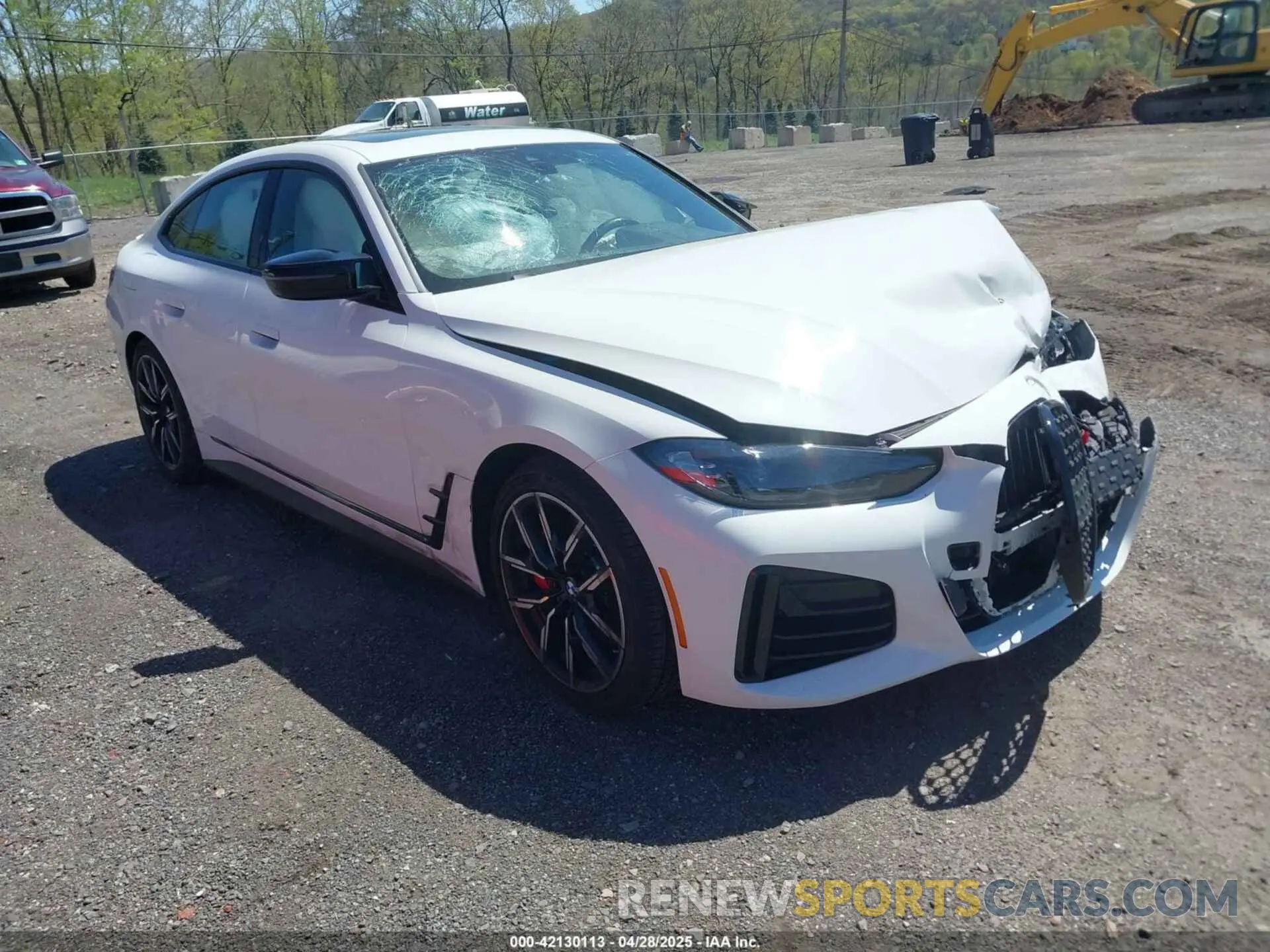 1 Photograph of a damaged car WBA13AW09NFM04876 BMW M440I GRAN COUPE 2022