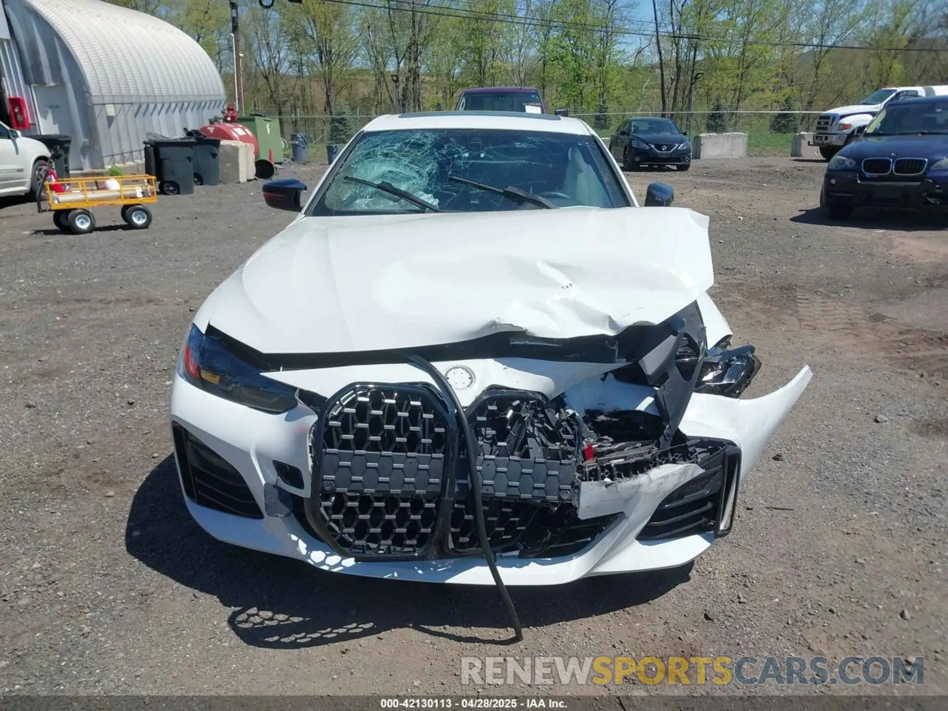 6 Photograph of a damaged car WBA13AW09NFM04876 BMW M440I GRAN COUPE 2022
