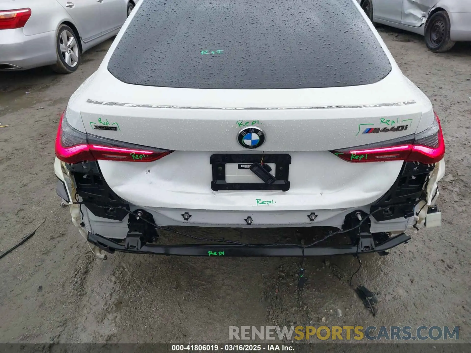 16 Photograph of a damaged car WBA13AW09NFM30121 BMW M440I GRAN COUPE 2022
