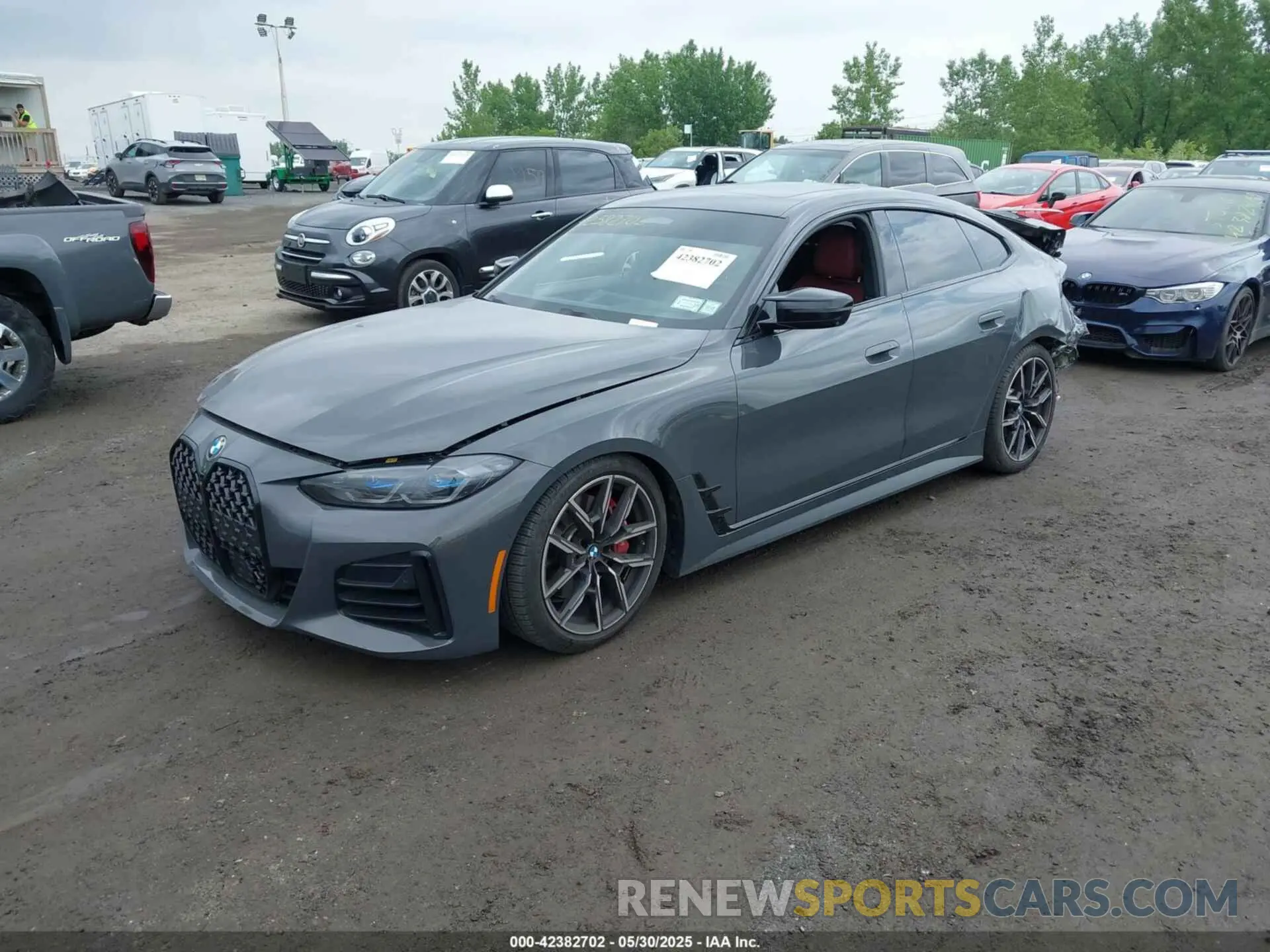 2 Photograph of a damaged car WBA13AW03RFP45194 BMW M440I GRAN COUPE 2024