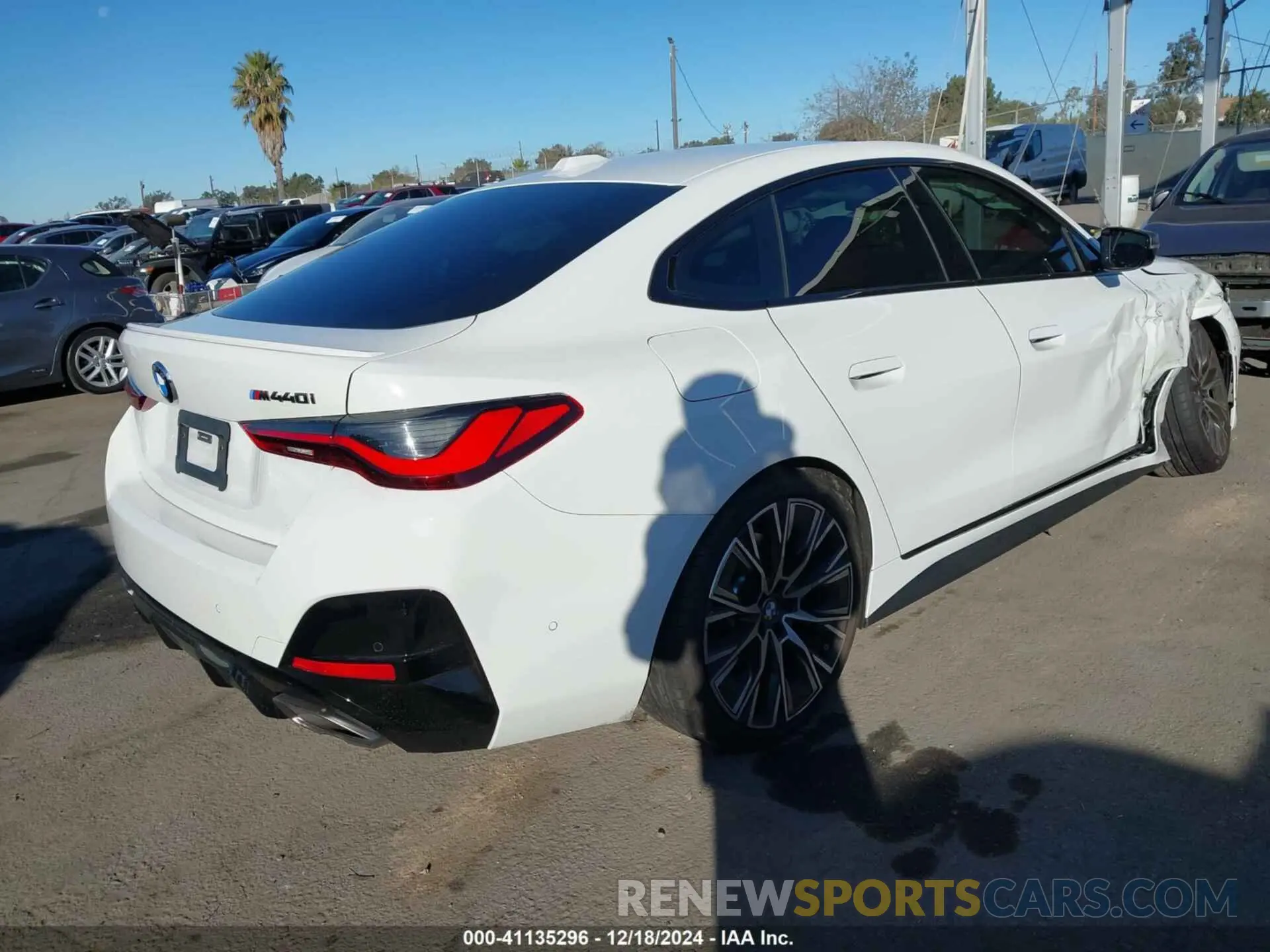 4 Photograph of a damaged car WBA63AW09RFT20665 BMW M440I GRAN COUPE 2024