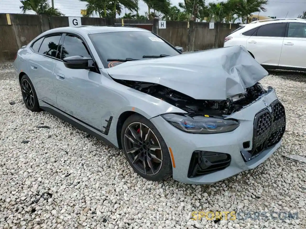 1 Photograph of a damaged car WBA13AW03NFL97391 BMW M440XI GRA 2022