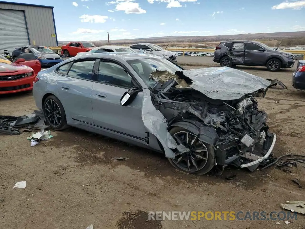 4 Photograph of a damaged car WBA13AW0XNFM27700 BMW M440XI GRA 2022