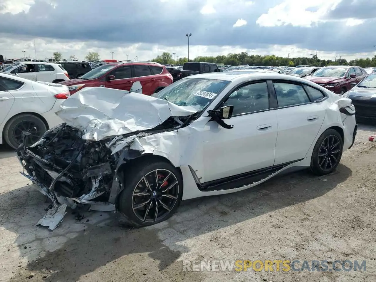 1 Photograph of a damaged car WBA13AW0XPFP16594 BMW M440XI GRA 2023