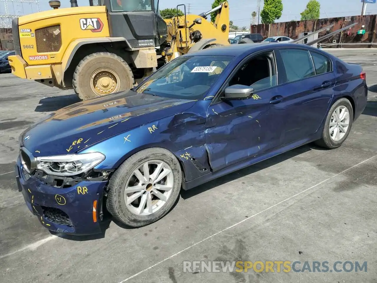 1 Photograph of a damaged car WBAJB9C51KB464722 BMW M5 2019