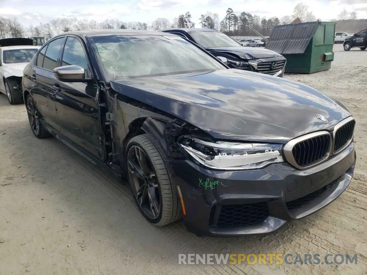 1 Photograph of a damaged car WBAJB9C58KB289420 BMW M5 2019