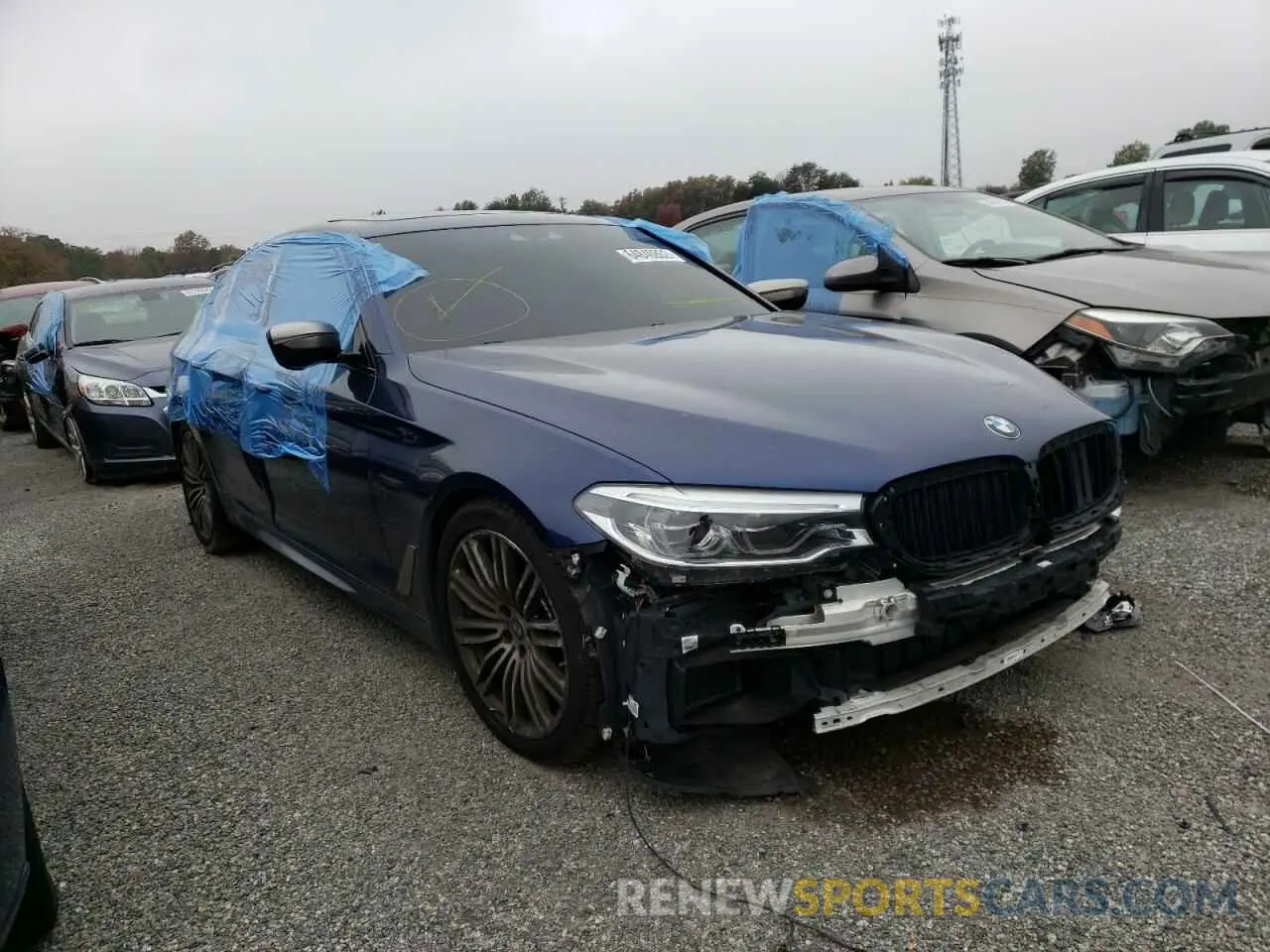 1 Photograph of a damaged car WBAJB9C58KB464961 BMW M5 2019