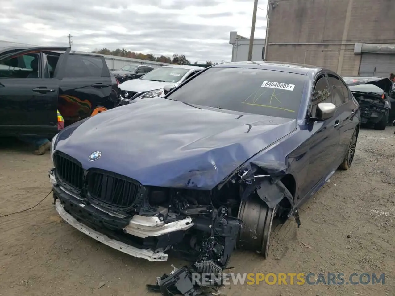 2 Photograph of a damaged car WBAJB9C58KB464961 BMW M5 2019