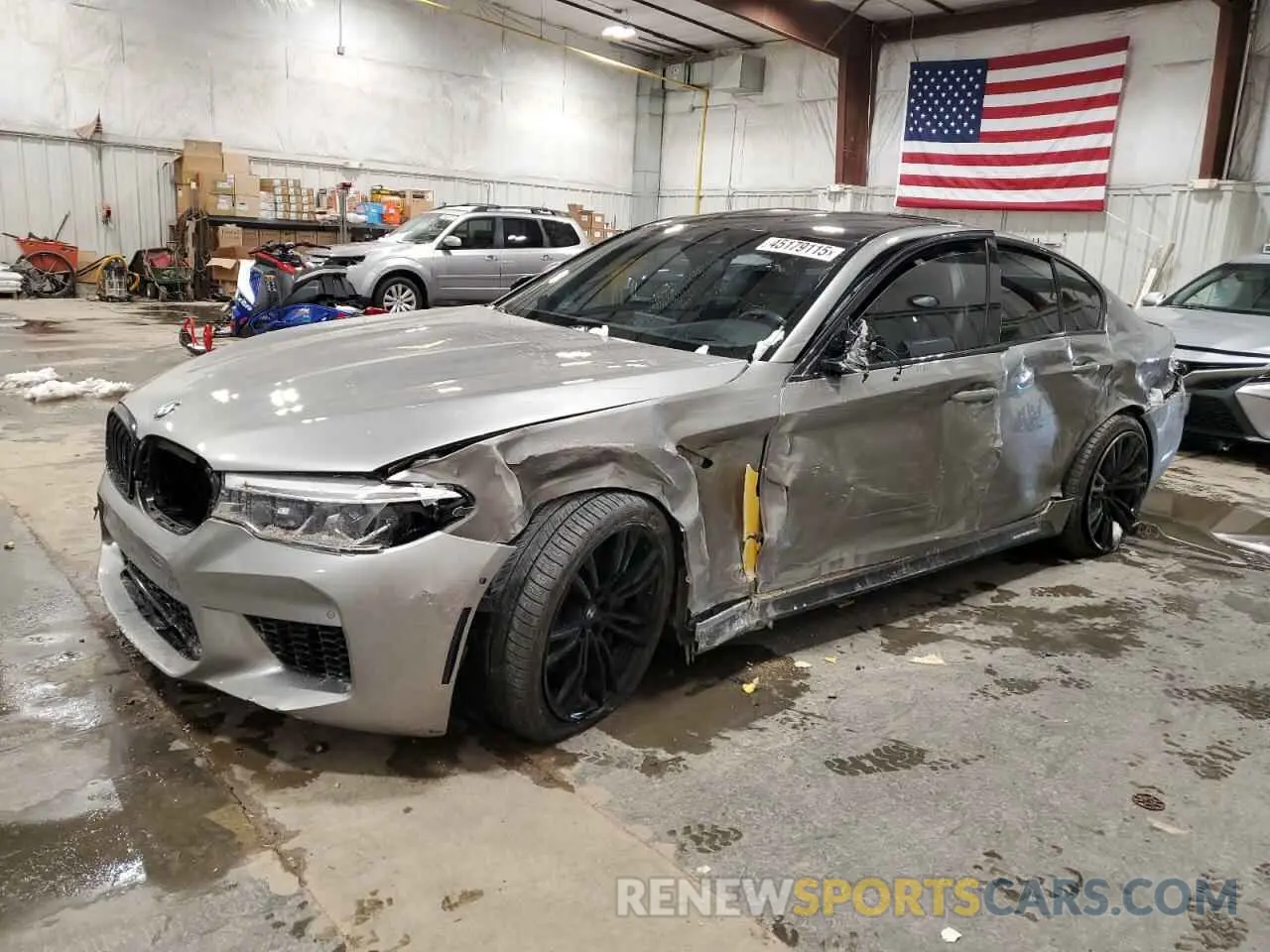 1 Photograph of a damaged car WBSJF0C50KB447597 BMW M5 2019