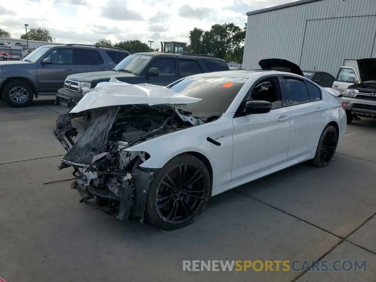 1 Photograph of a damaged car WBSJF0C50KB448040 BMW M5 2019